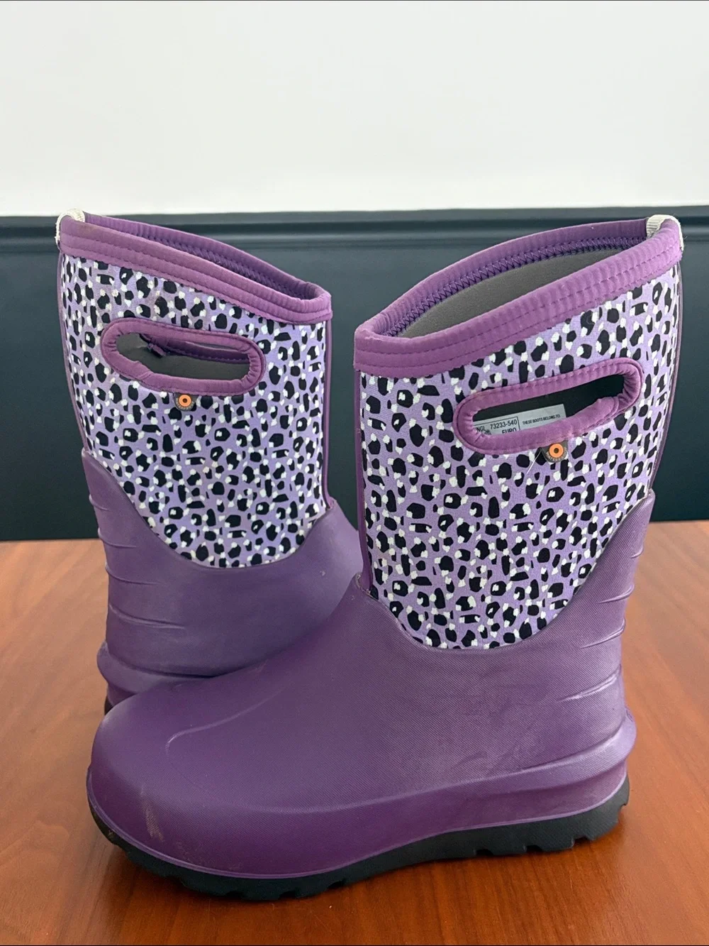 Bogs Kid's Neo-Classic, purple jungle, size 6
